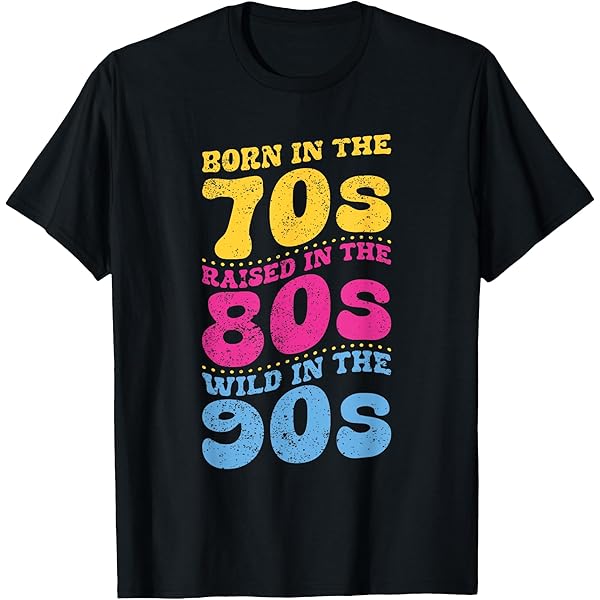 Amazon.com: Born In The 70s - Raised In The 80s - Wild In The 90s